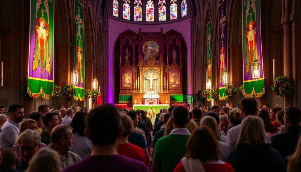 Liturgische Farben in der Kirche