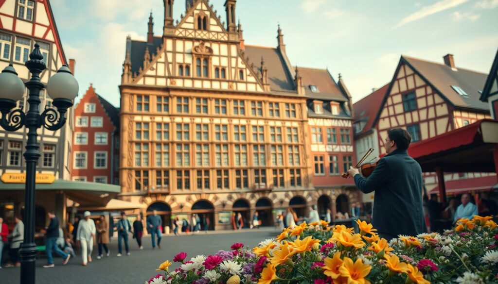 bremer rathaus und stadtmusikanten