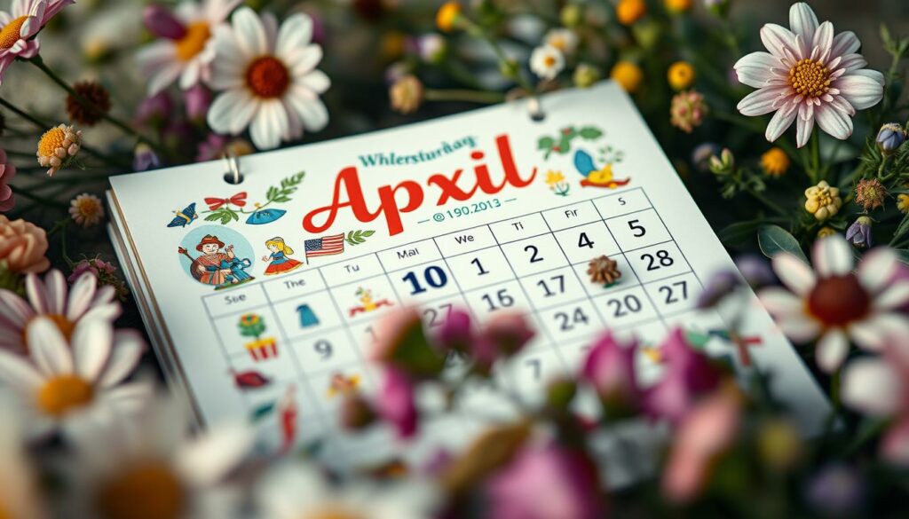 Feiertagskalender April