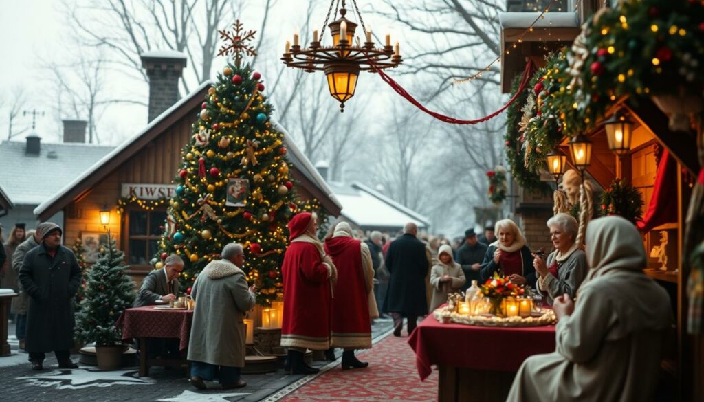 Historischer Wandel Heiligabend