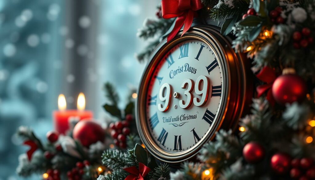 Weihnachts-Countdown-Uhr