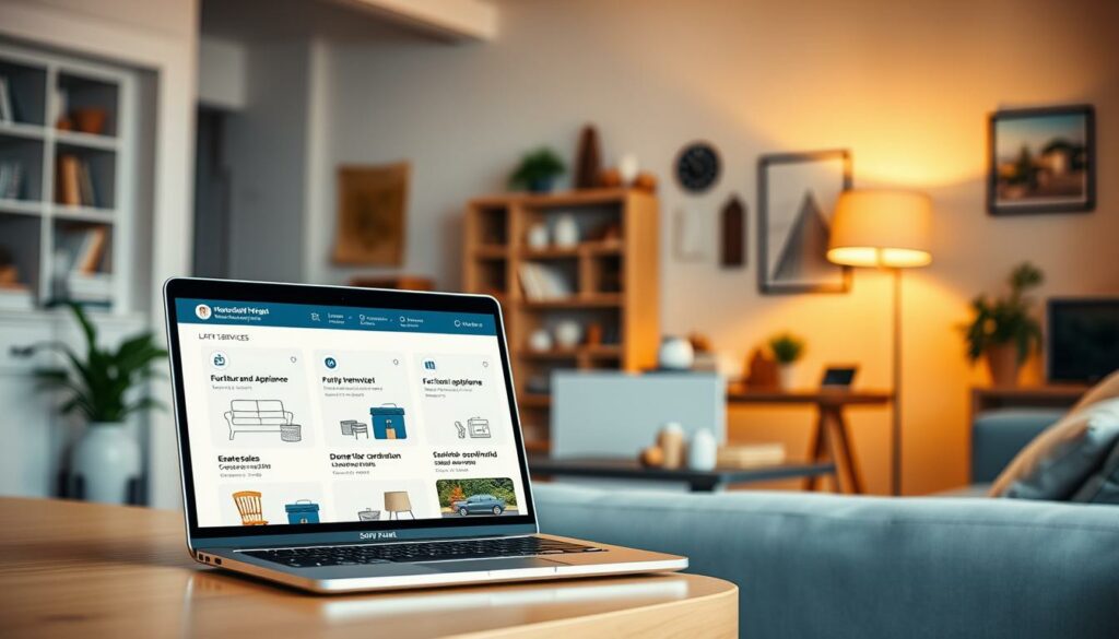 Online-Plattform für Haushaltsauflösung Dienstleistungen