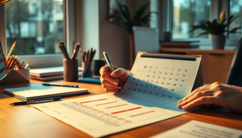 Umzugsplanung mit Kalender und Checkliste