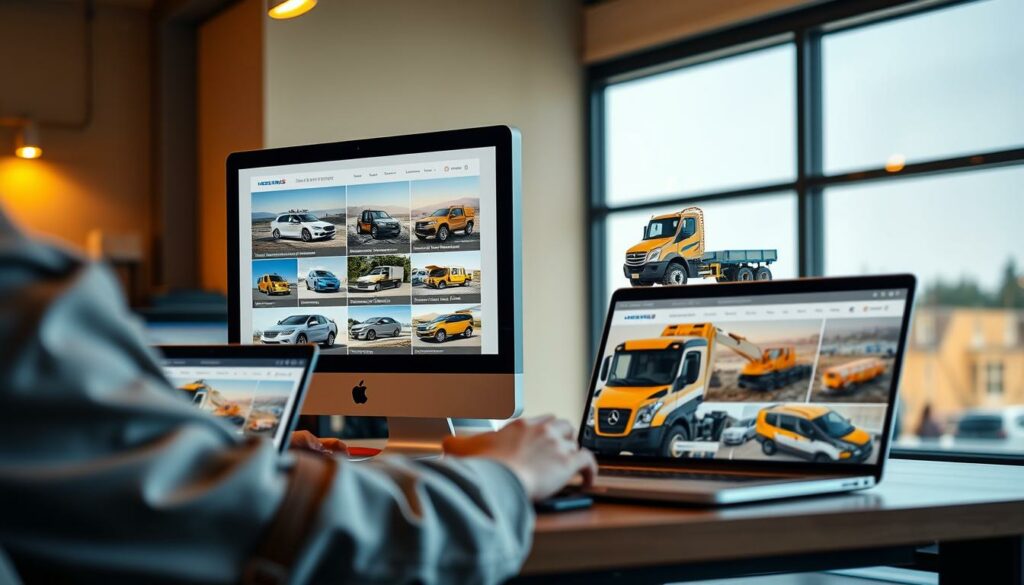 Online Fahrzeugvermietung Plattform