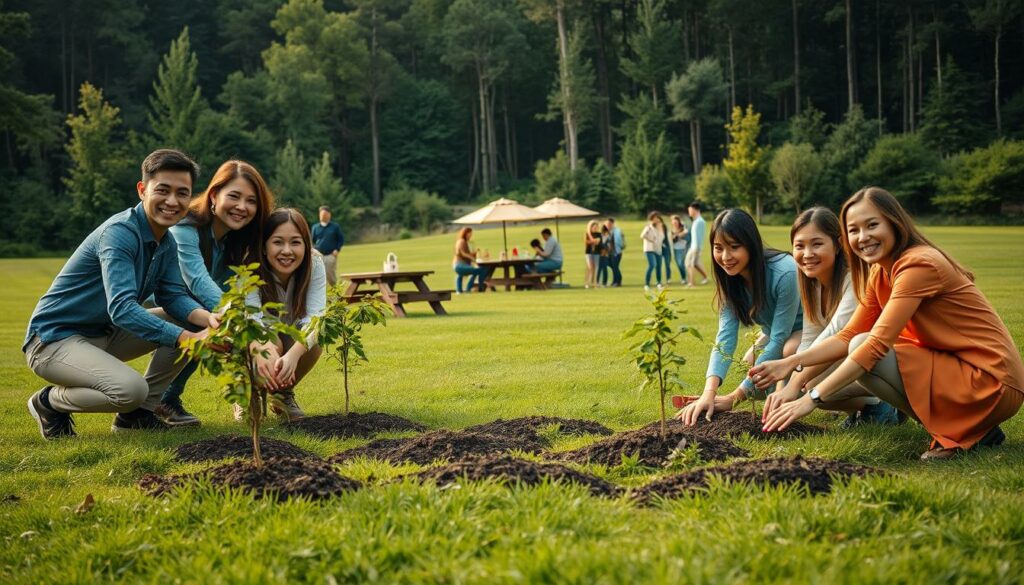 grüne firmenevents teambuilding