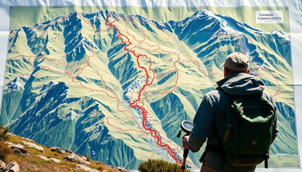 Wanderrouten planen systematisch