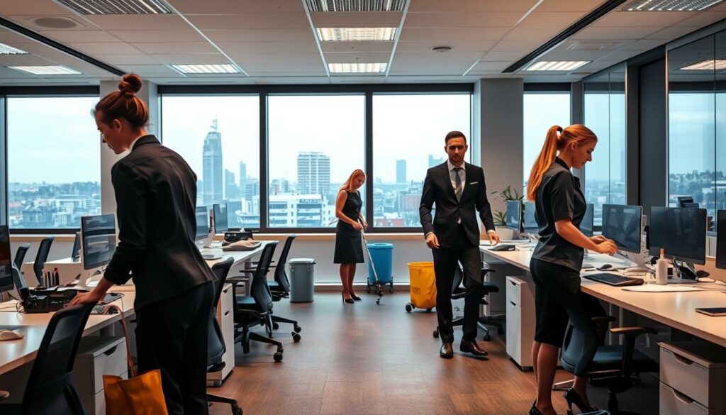 Professionelle Büroreinigung in Stuttgart für positives Unternehmensimage