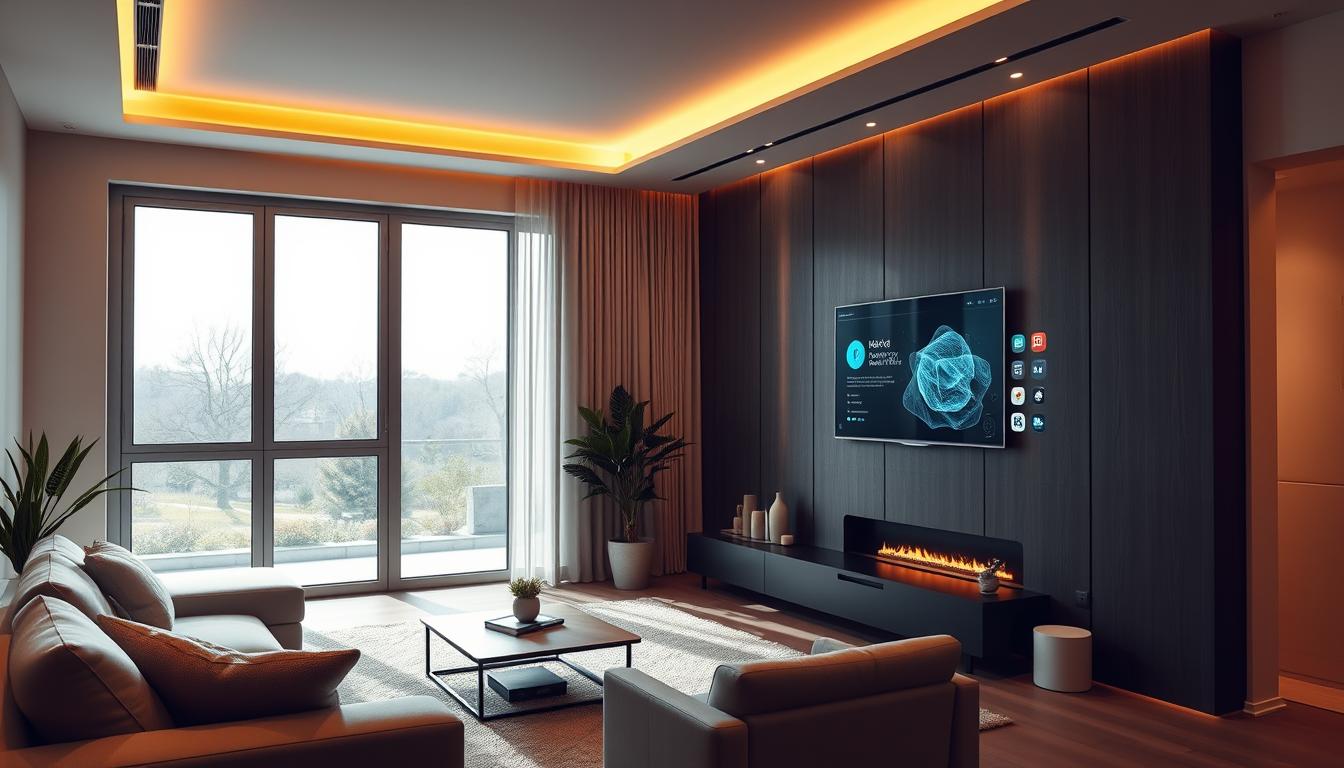 Smart Home intelligente Hausautomation mit vernetzten Geräten