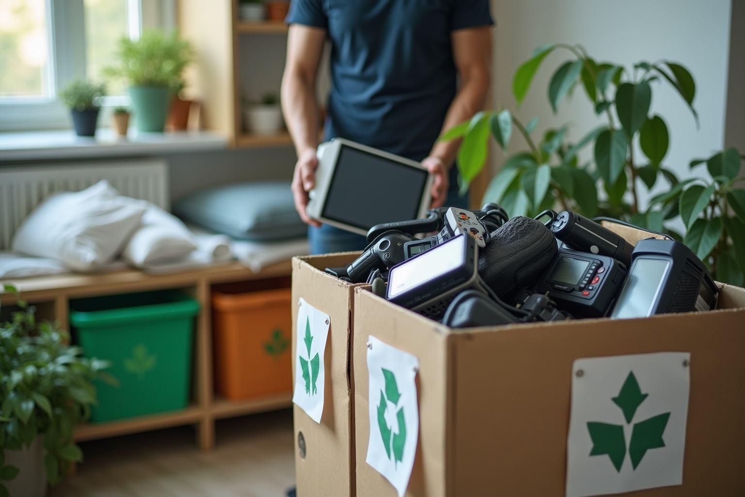 Nachhaltige Entsorgung von Elektroschrott im Haushalt