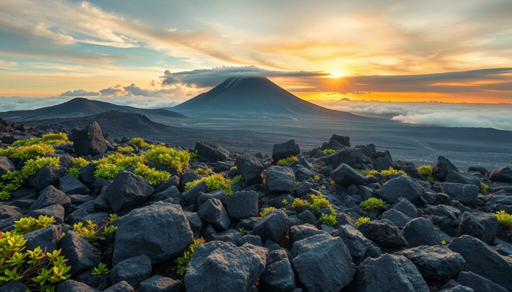 Geologische Besonderheiten vulkanischer Landschaften
