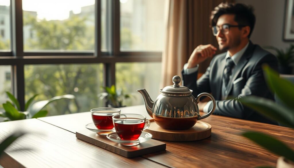 Teepause im Büro als Alternative zur Kaffeepause Teepause im Büro als Alternative zur Kaffeepause